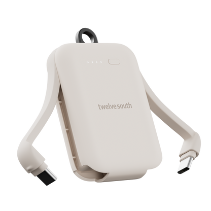 White Twelve South product with USB cables on a white background