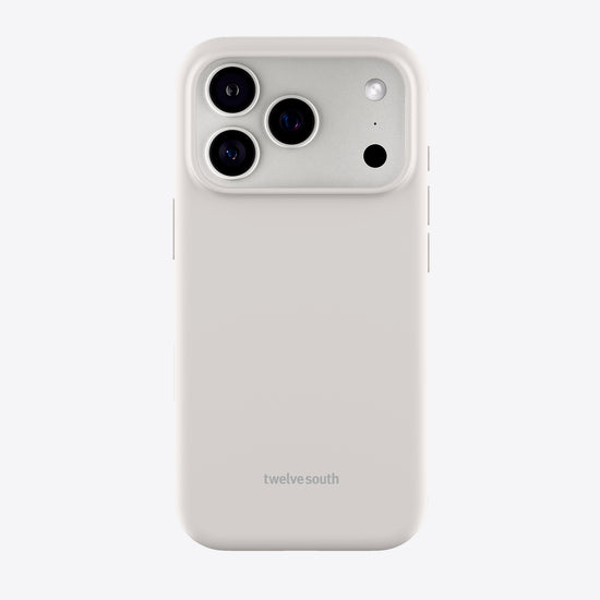 Phone case with camera lenses on a white background
